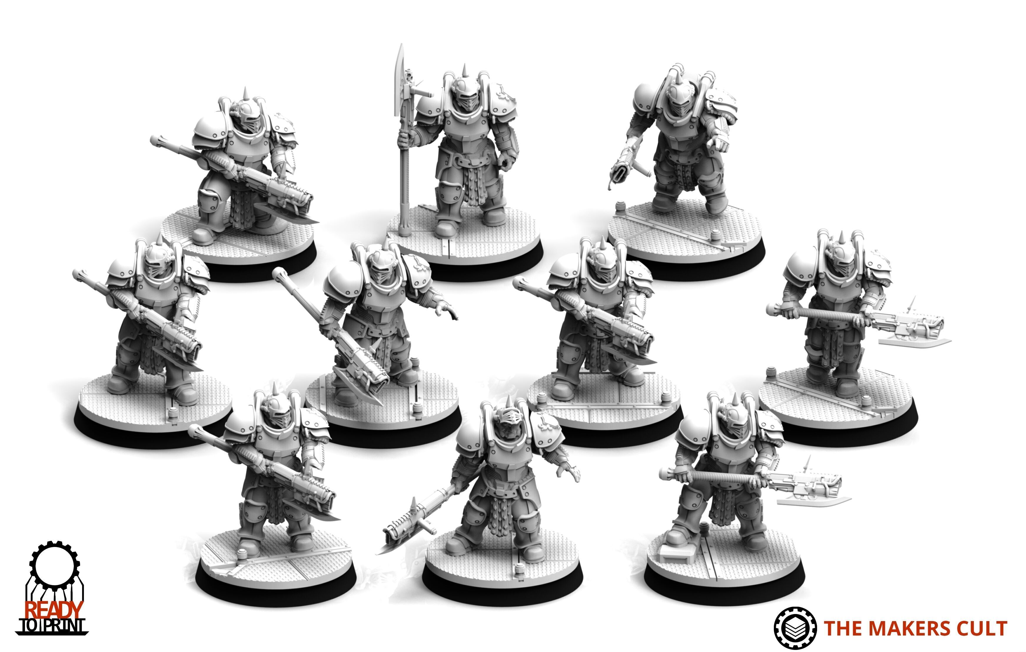 Obsidian Guard - Immortals - Silahdars 3D print model_3