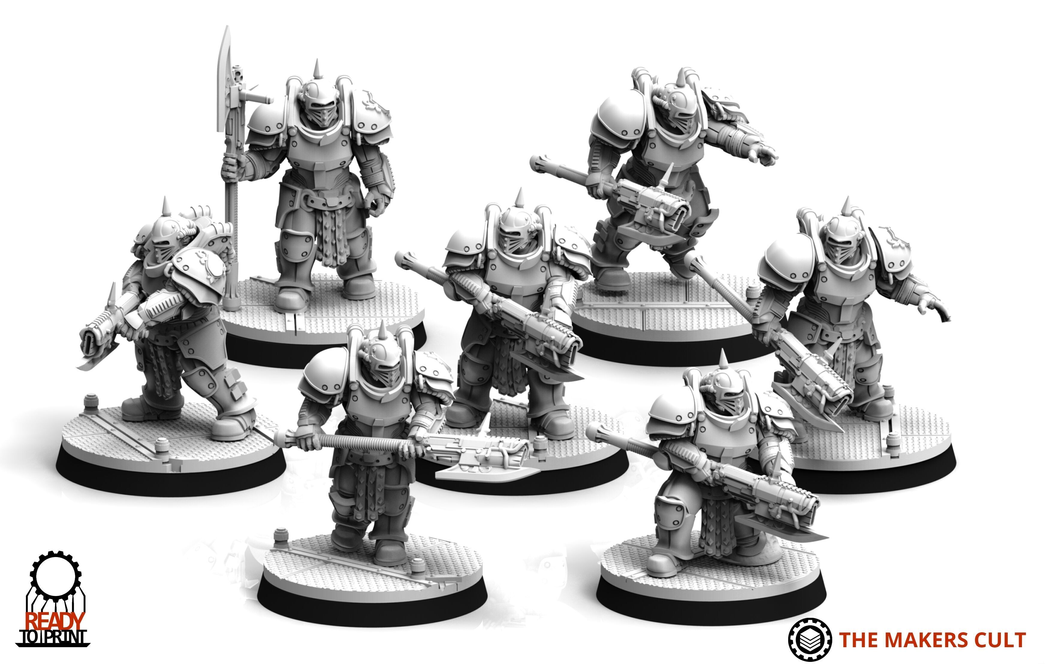 Obsidian Guard - Immortals - Silahdars 3D print model_1