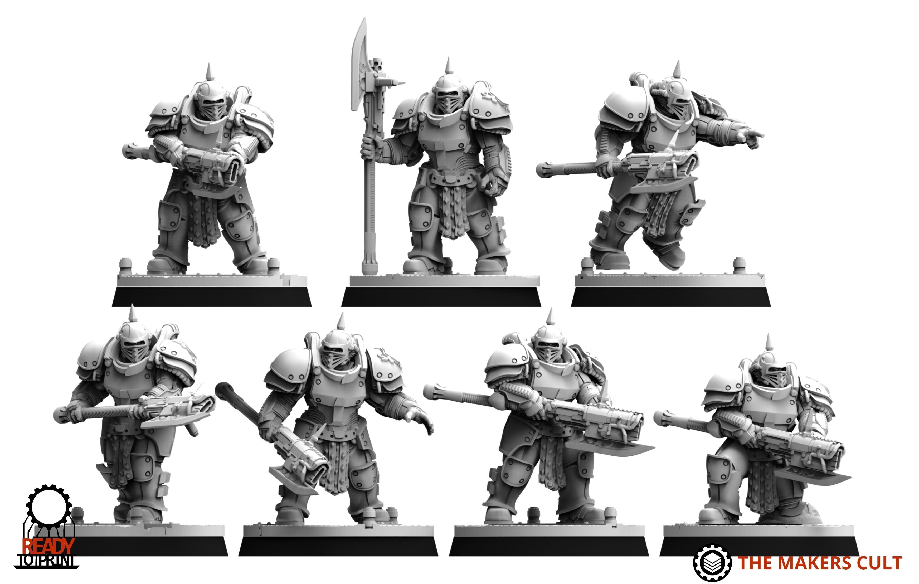 Obsidian Guard - Immortals - Silahdars 3D print model_2