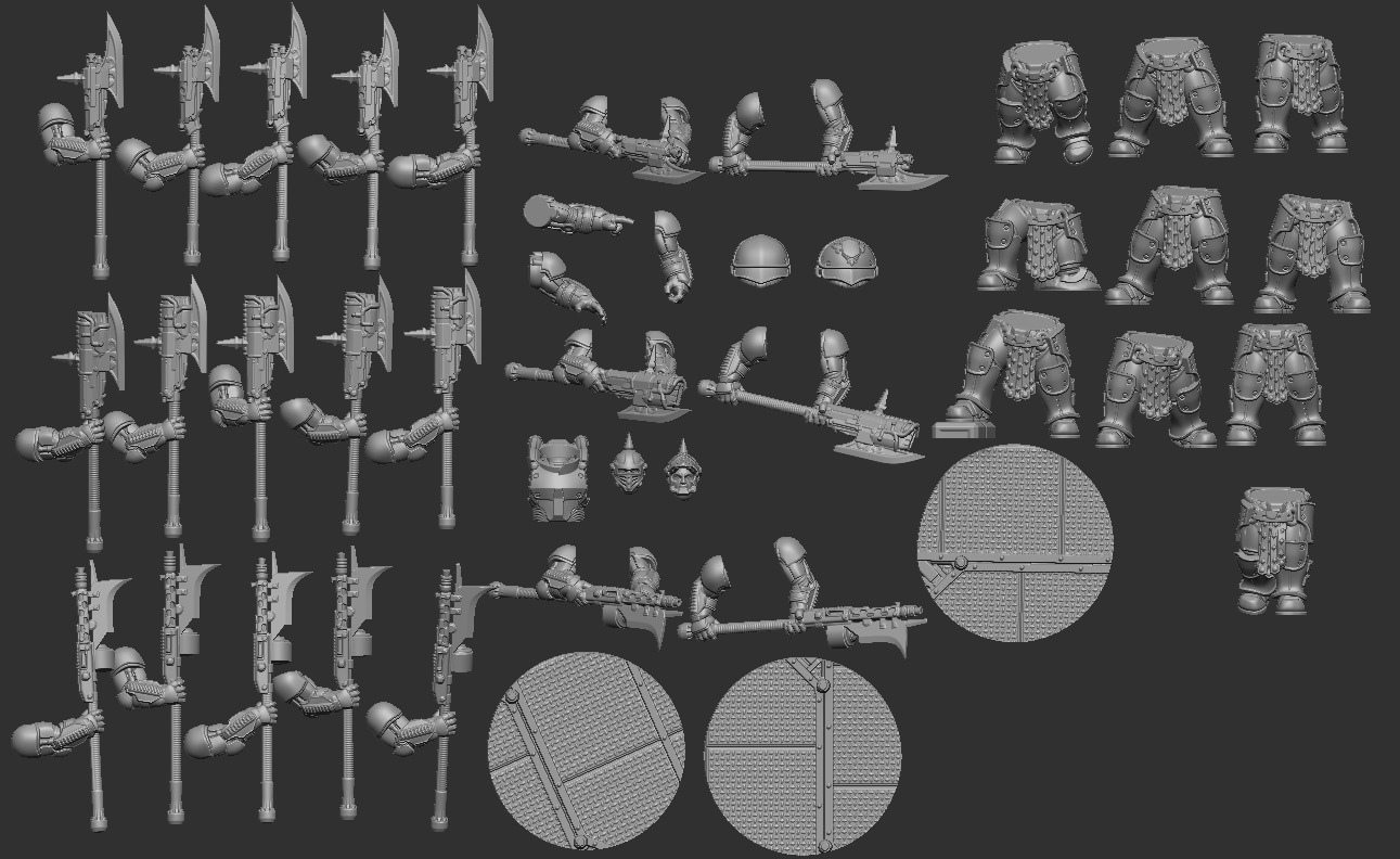 Obsidian Guard - Immortals - Silahdars 3D print model_4