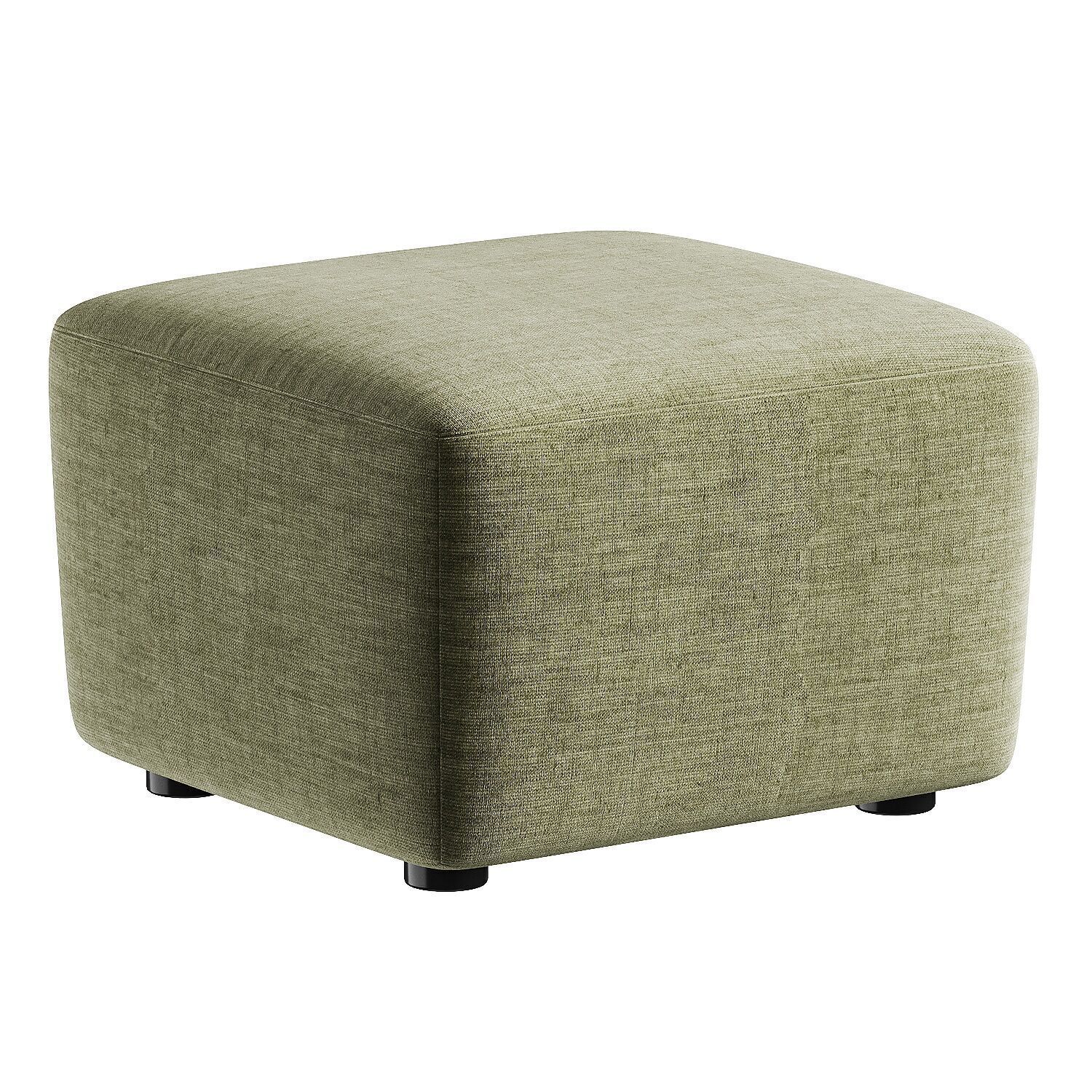 pouf brown 2 dado 3D model_2