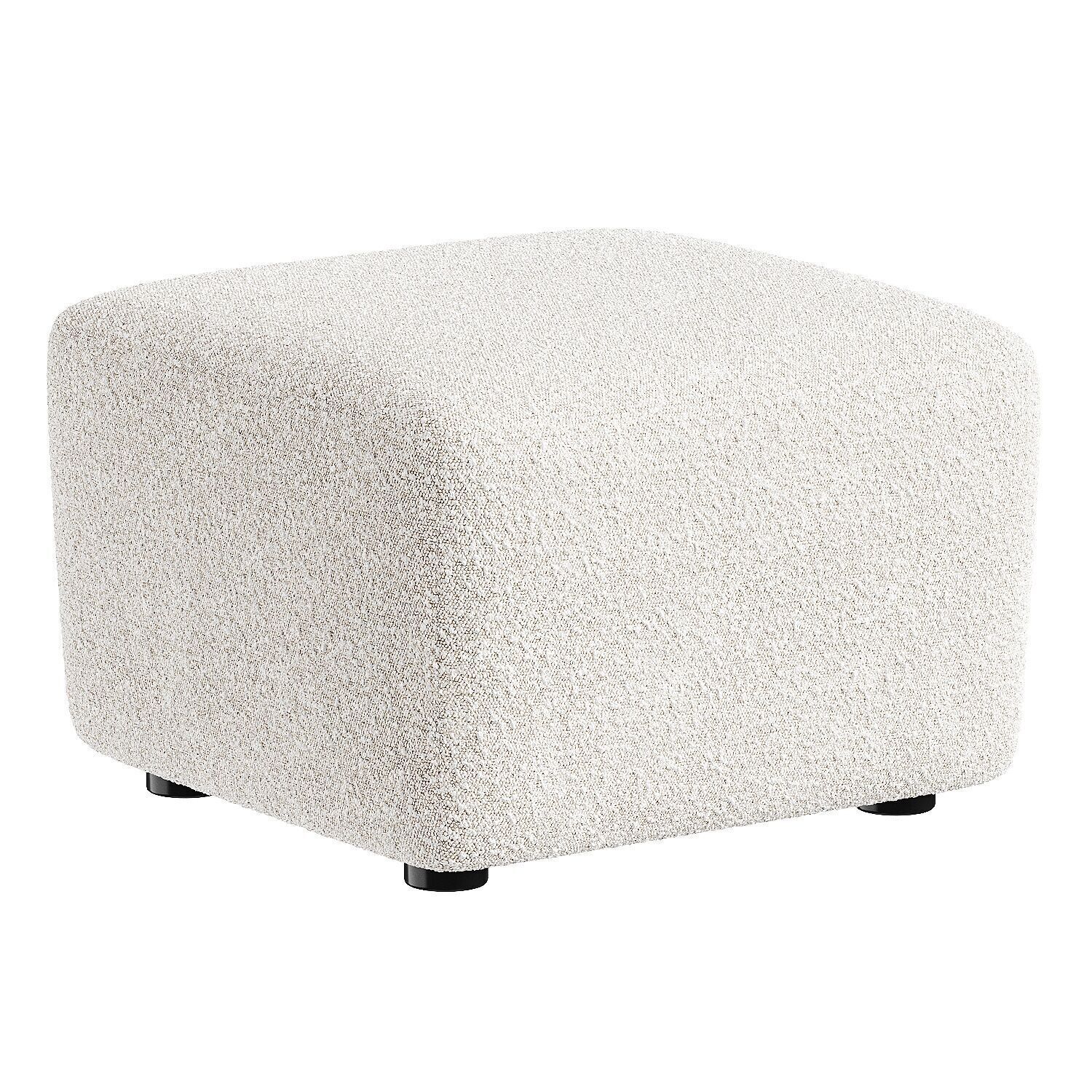 pouf brown 2 dado 3D model_1