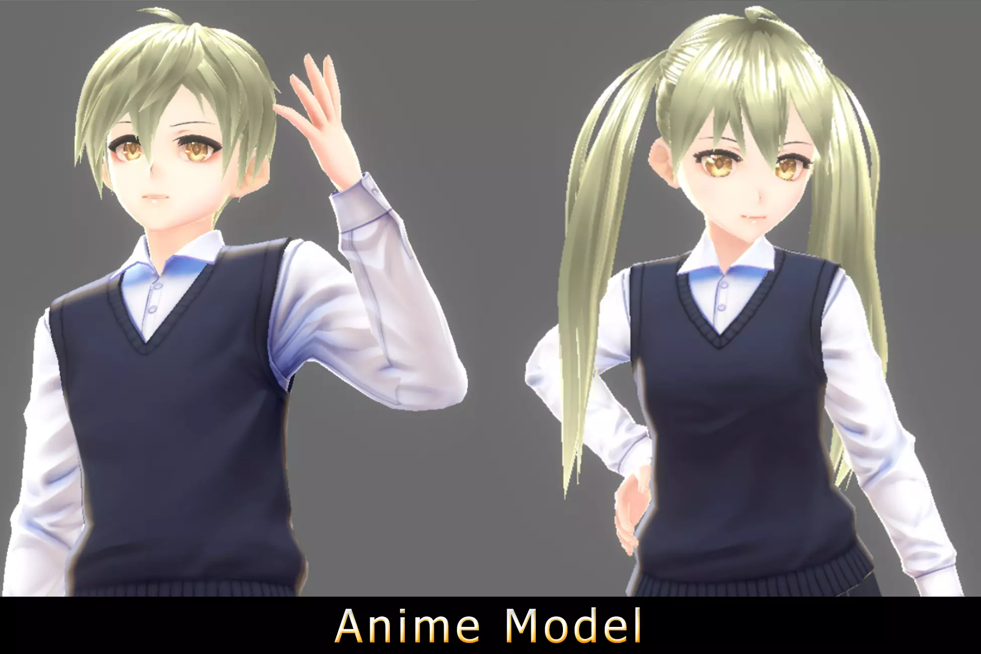 Anime Character - Alex-Alice 3D model