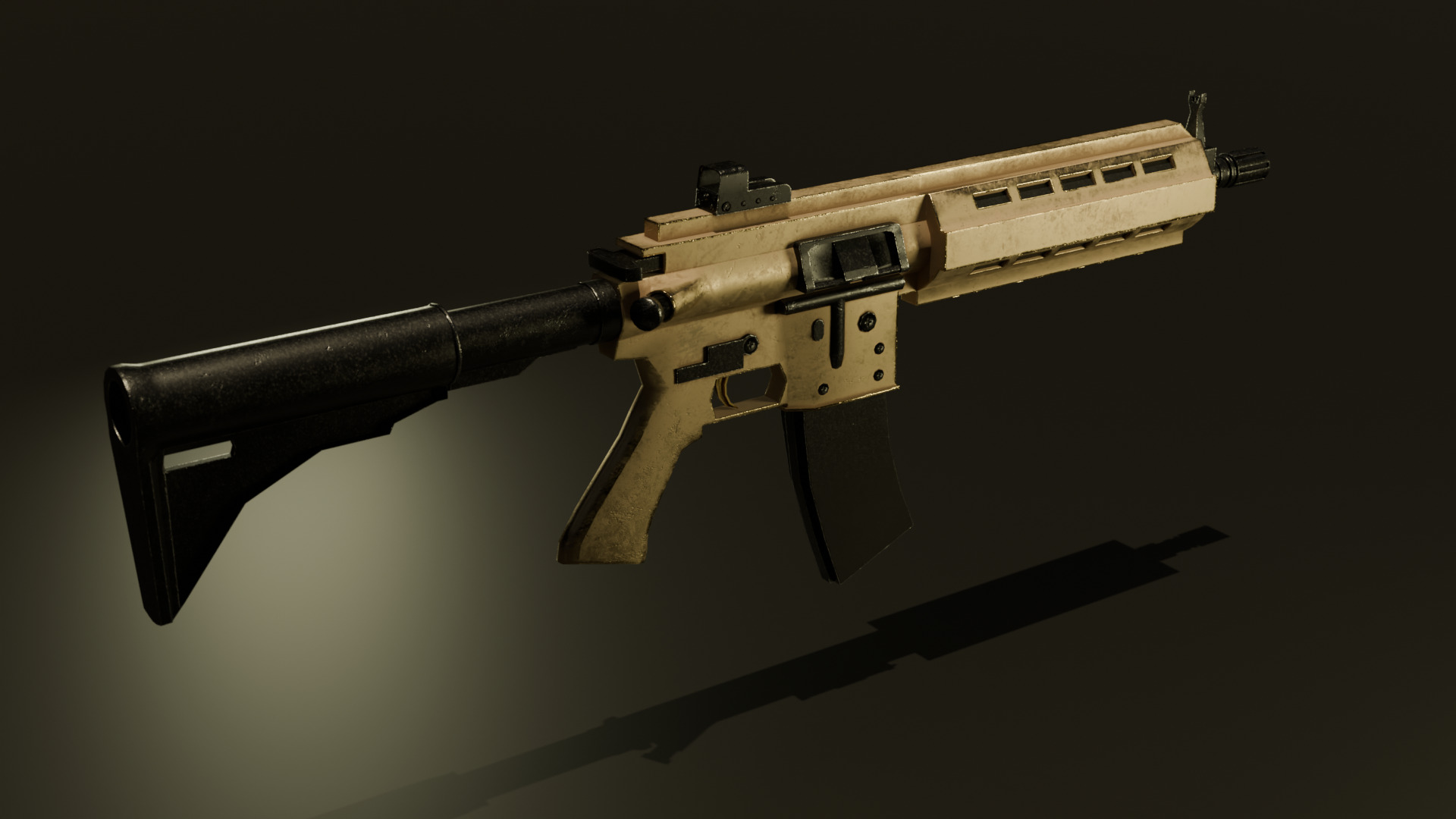 AssaultRifle 3D model_4