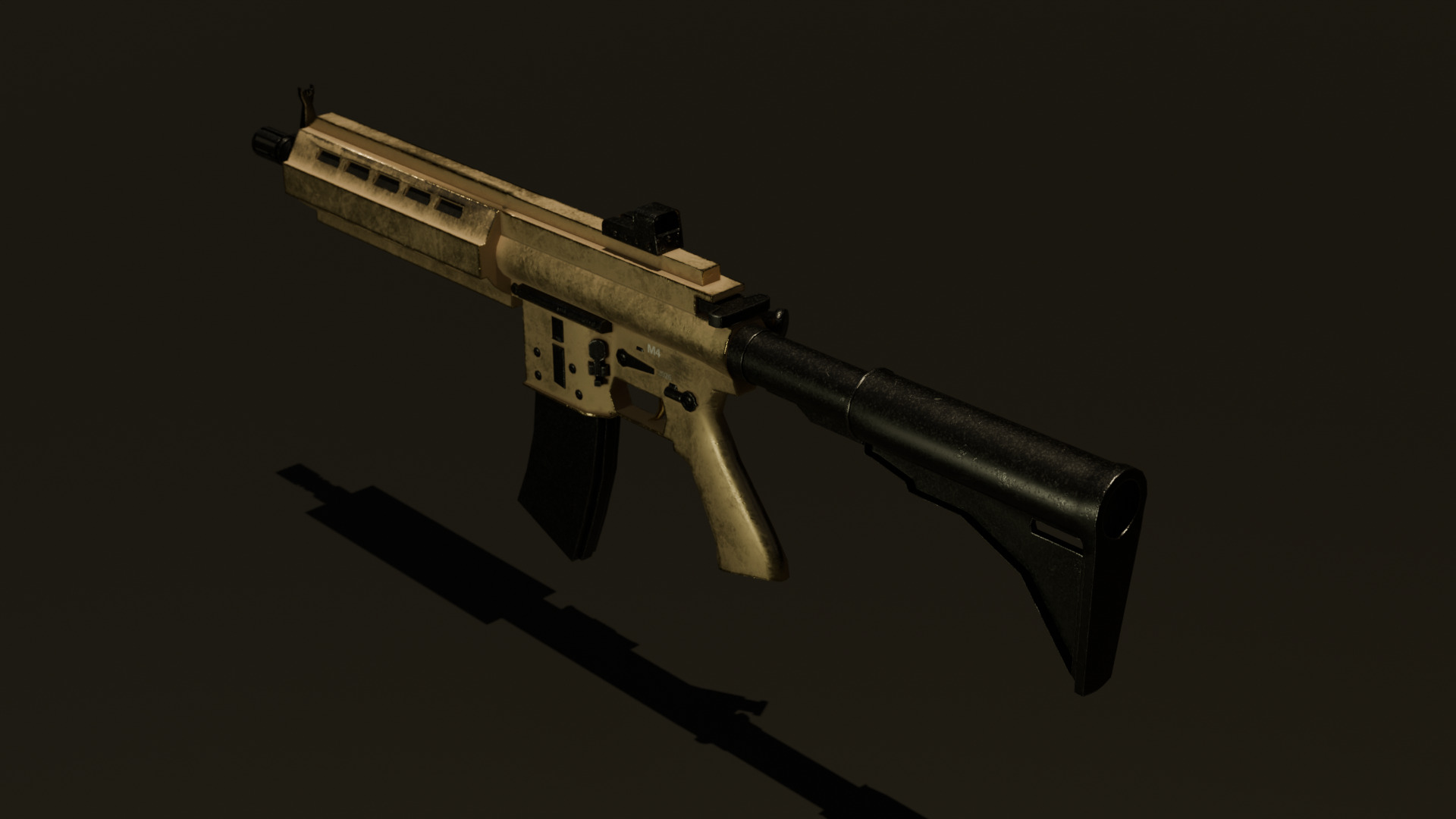 AssaultRifle 3D model_2