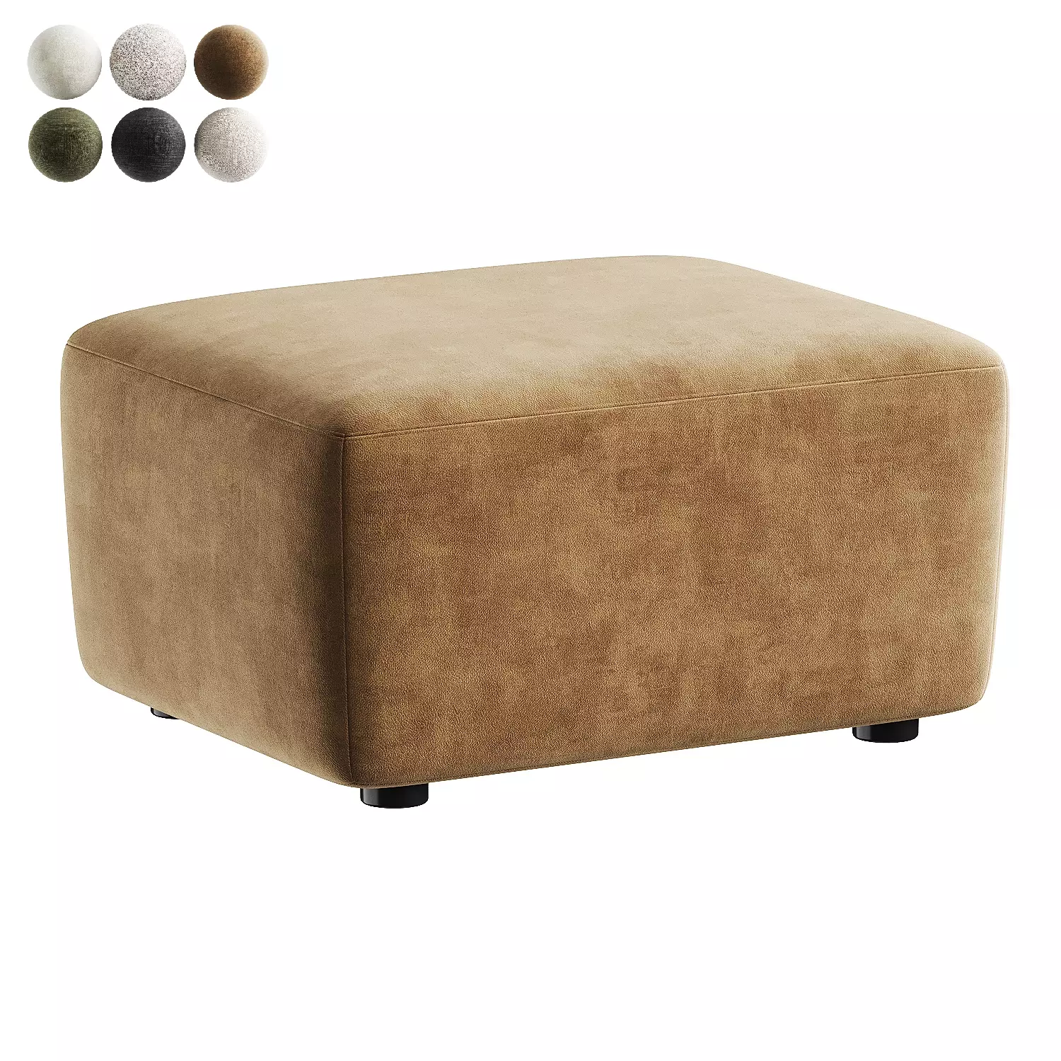 pouf dado 2 3D model_0