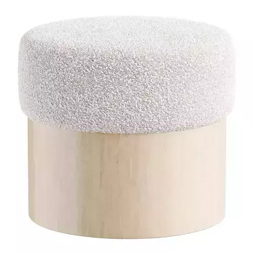 pouf white 3