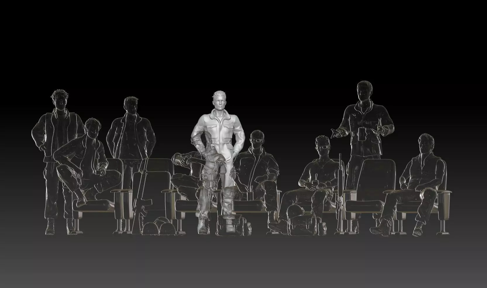 Vietnam war the movie full metal jacket 3 fan-art 3D print model