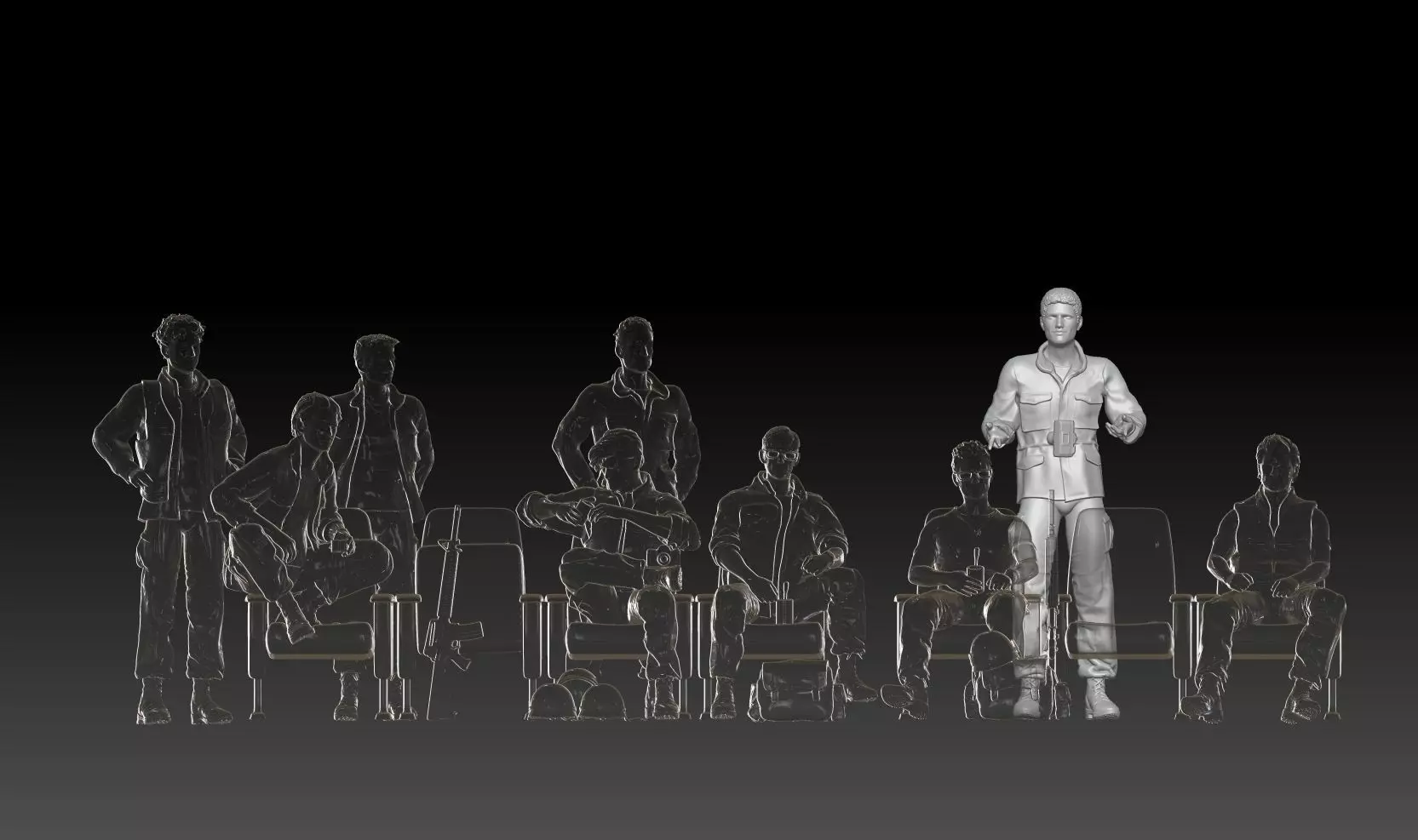 Vietnam war the movie full metal jacket 4 fan-art 3D print model