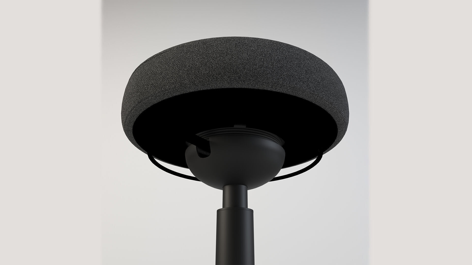 Modern Adjustable Swivel Stool 3D Model Low-poly 3D model_2