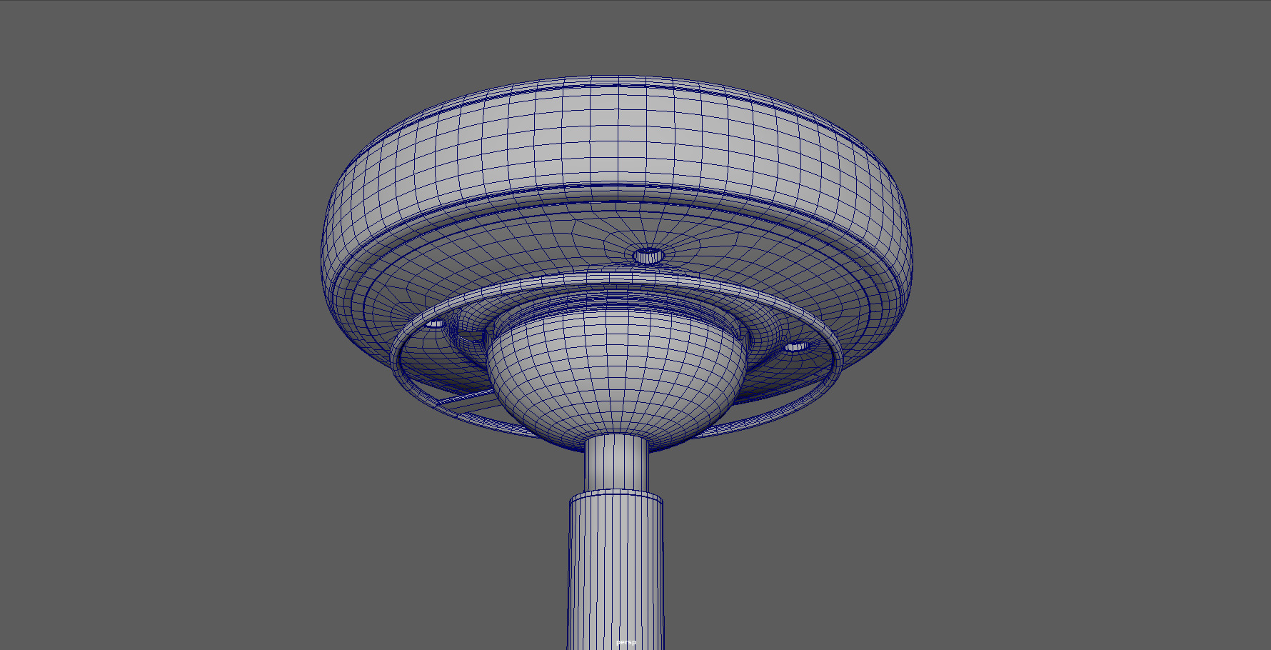 Modern Adjustable Swivel Stool 3D Model Low-poly 3D model_12