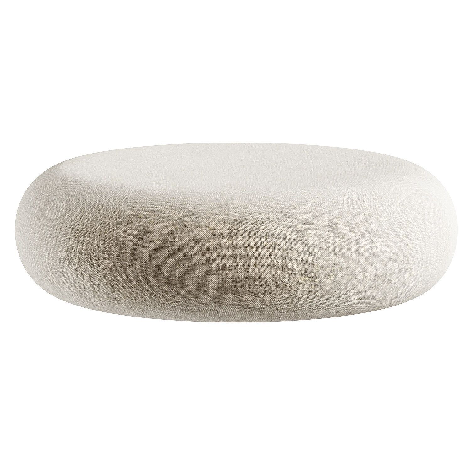 pouf round big 3D model_1