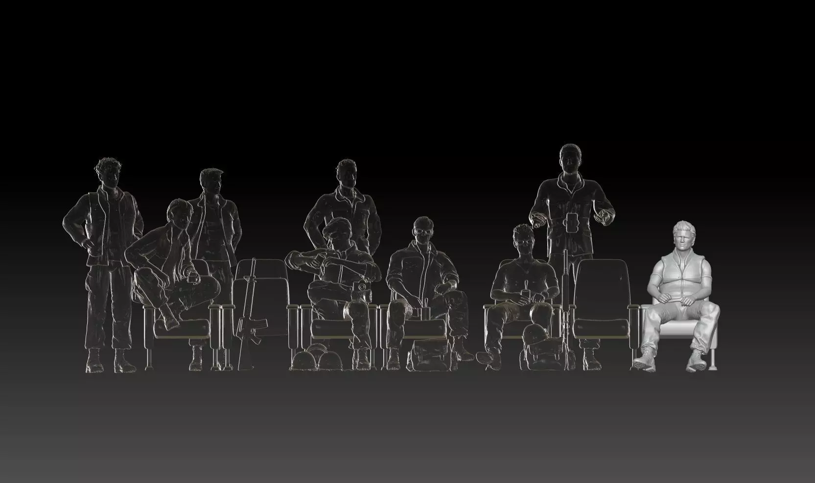 Vietnam war the movie full metal jacket 9 fan-art 3D print model