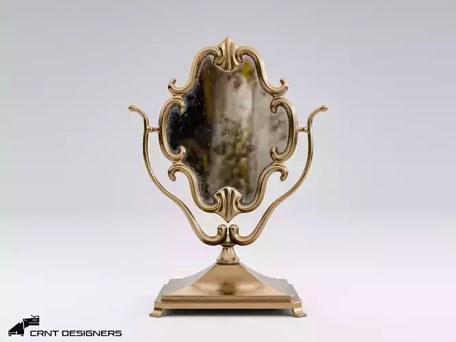 Vintage Vanity Mirror 3D model