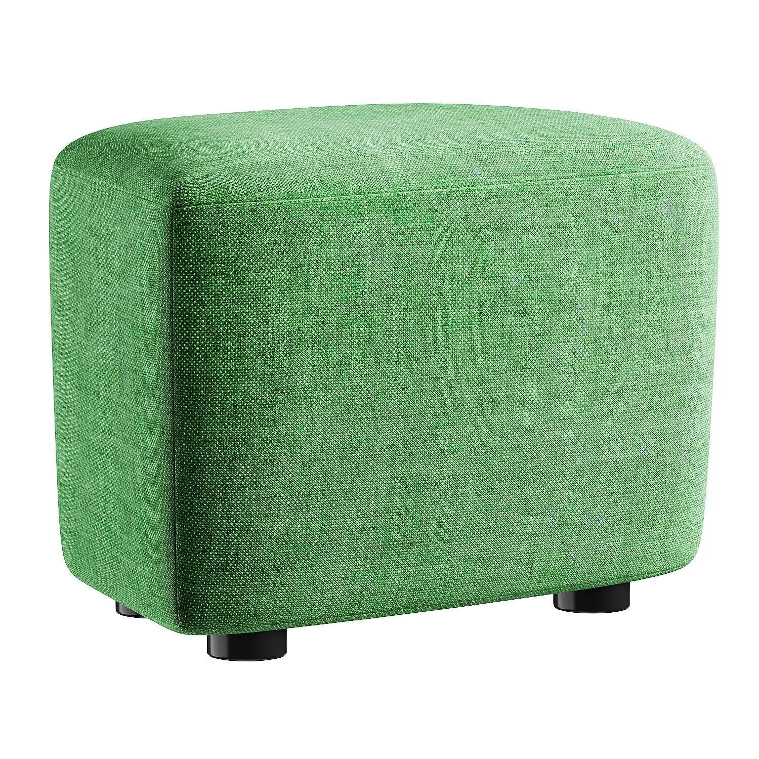 pouf fabric dado 3D model_1