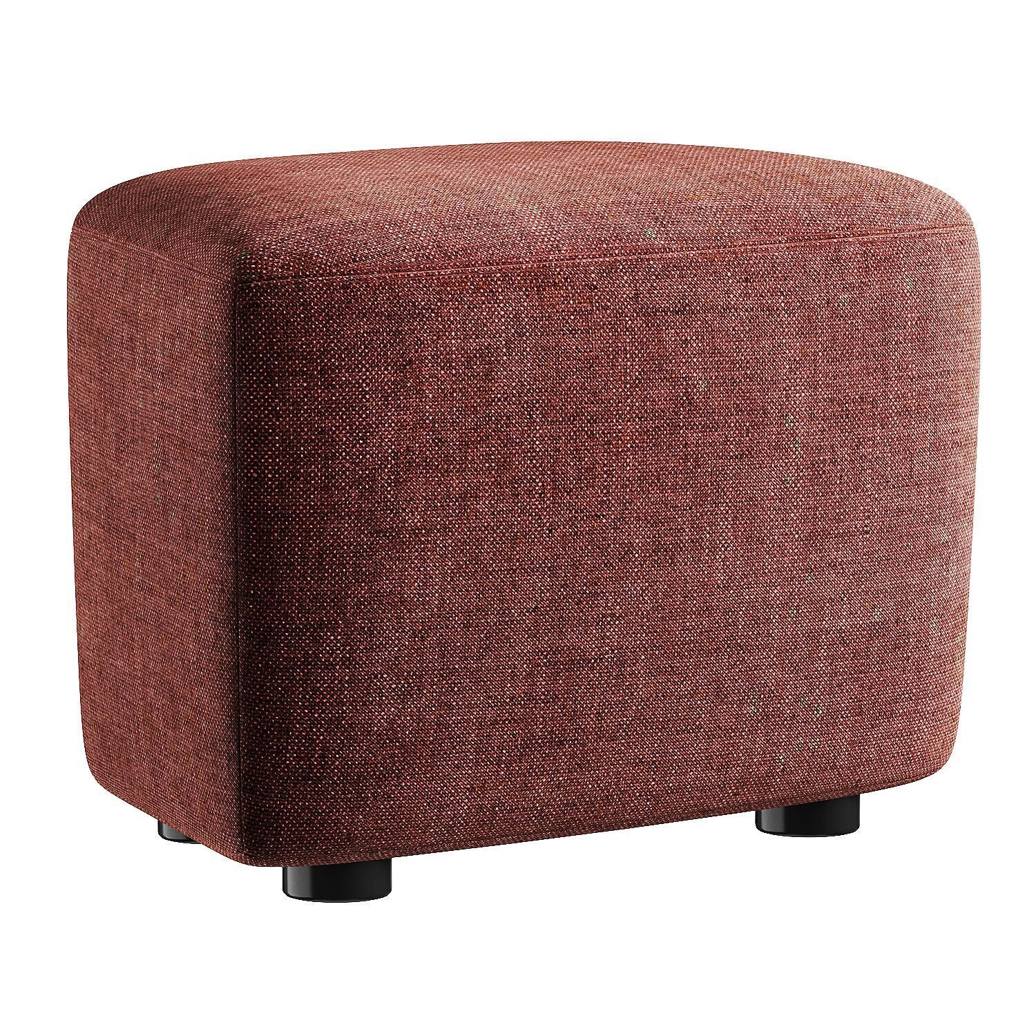 pouf fabric dado 3D model_2