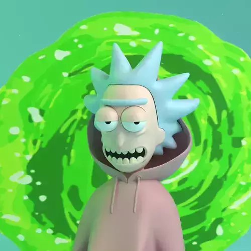 Rick Head Urban Vibes for Bugs Bunny - Multicolor - 3MF