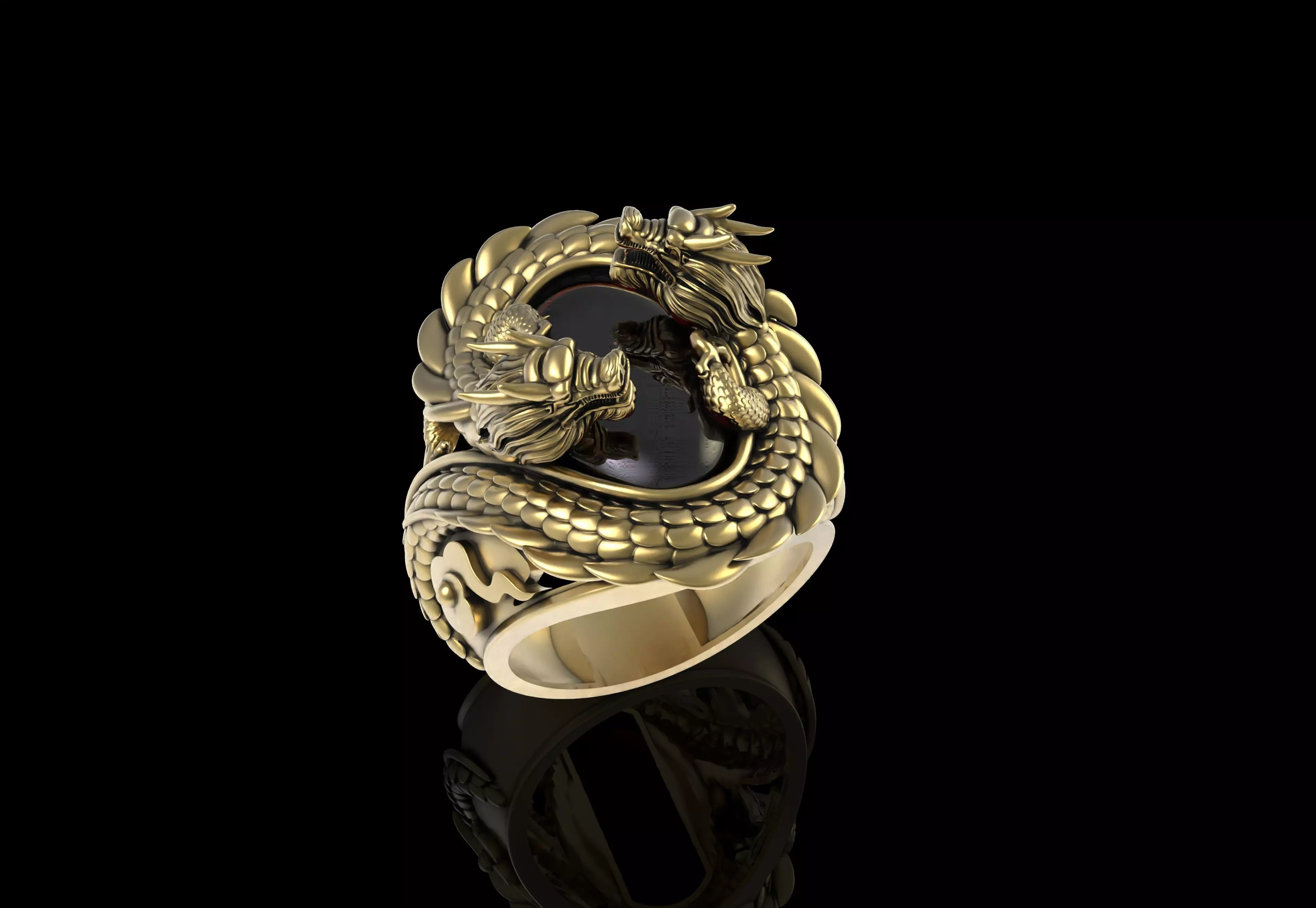 Dragon Hip Hop Ring 3D print model