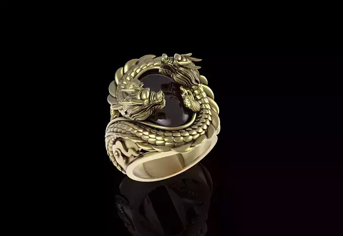 Dragon Hip Hop Ring