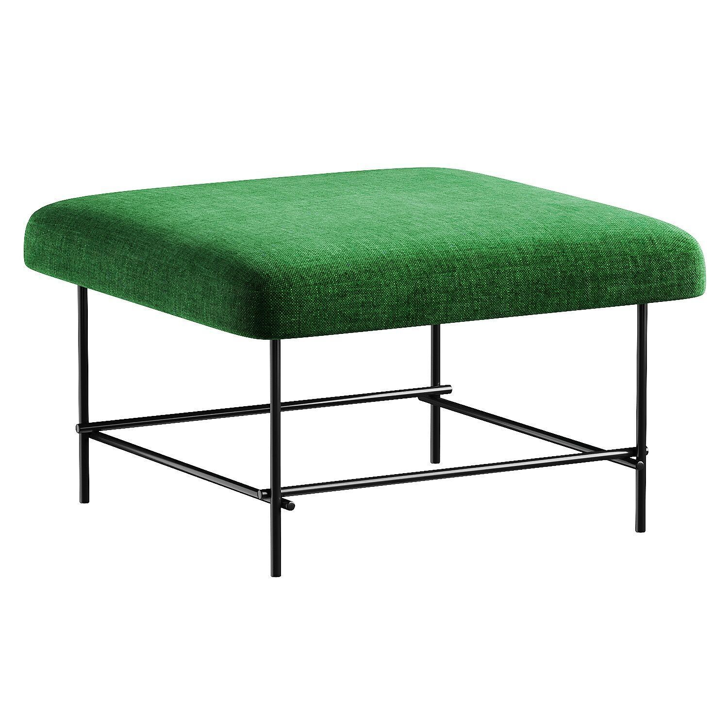 pouf grey 2 3D model_1