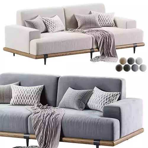 HASTINGS SOFA IRVING FLAX 3D model