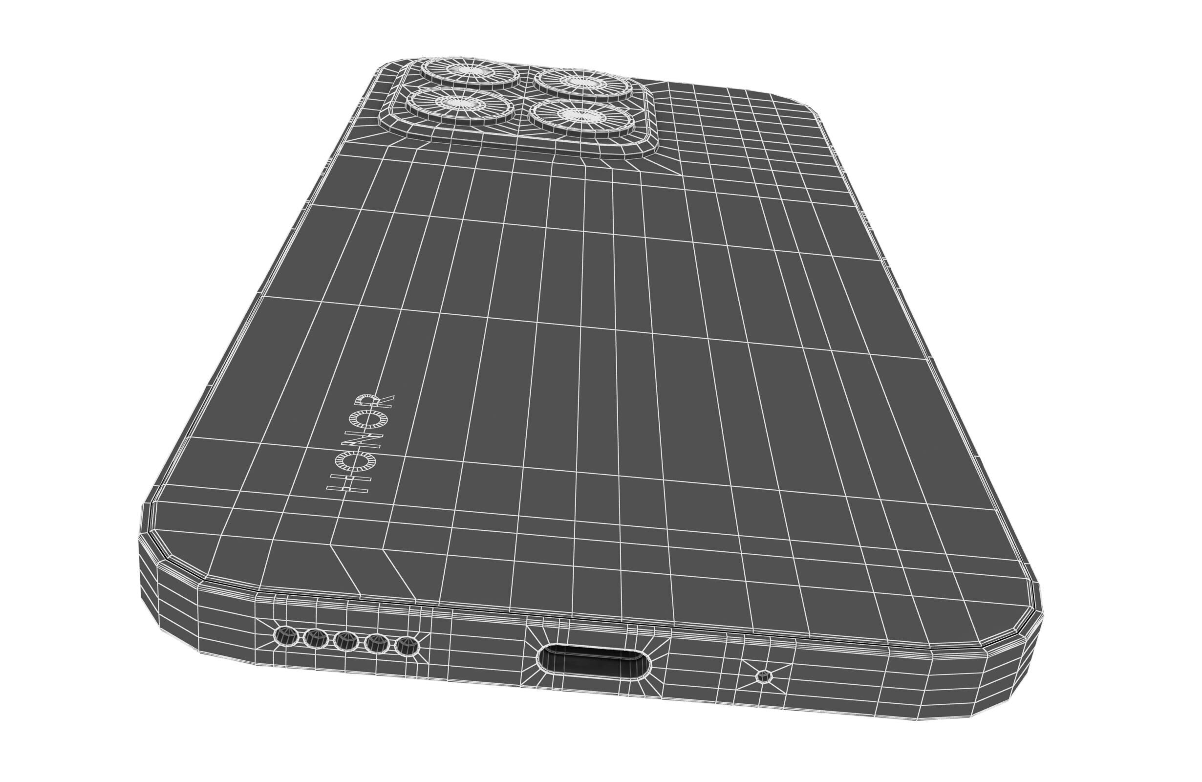 Honor X8c All Colors 3D model_41