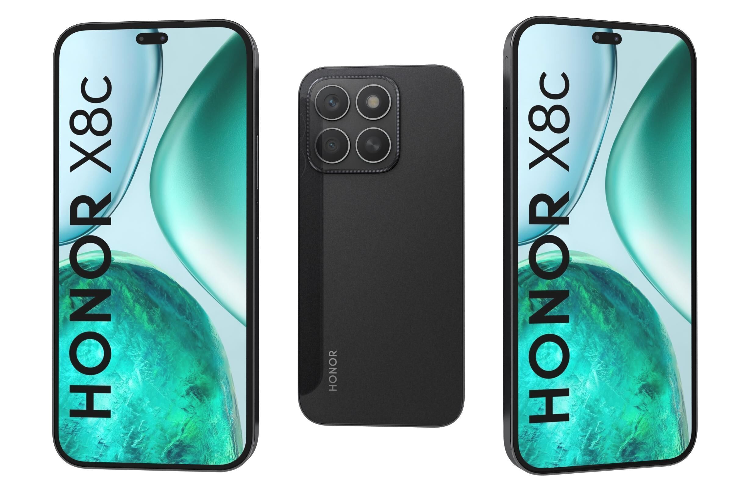 Honor X8c All Colors 3D model_3