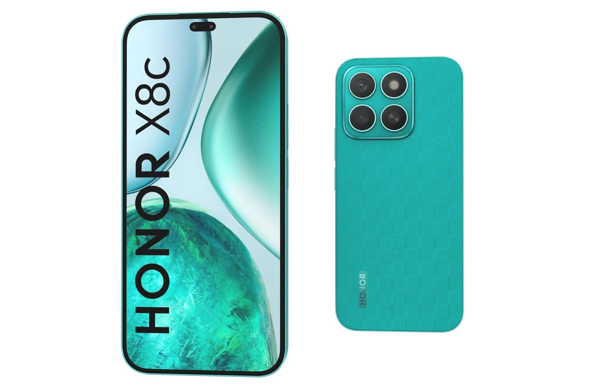 Honor X8c All Colors 3D model_20