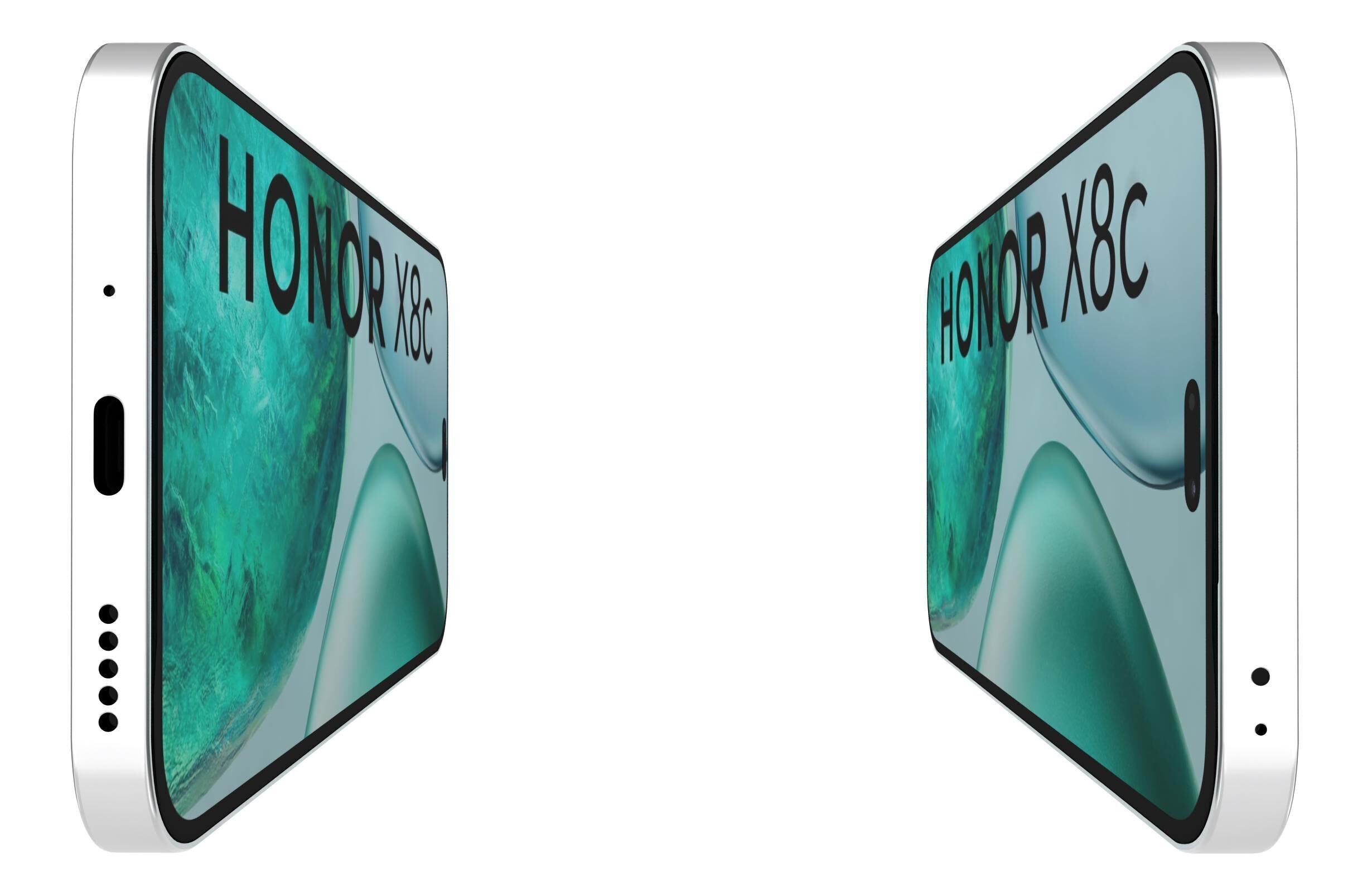 Honor X8c All Colors 3D model_50