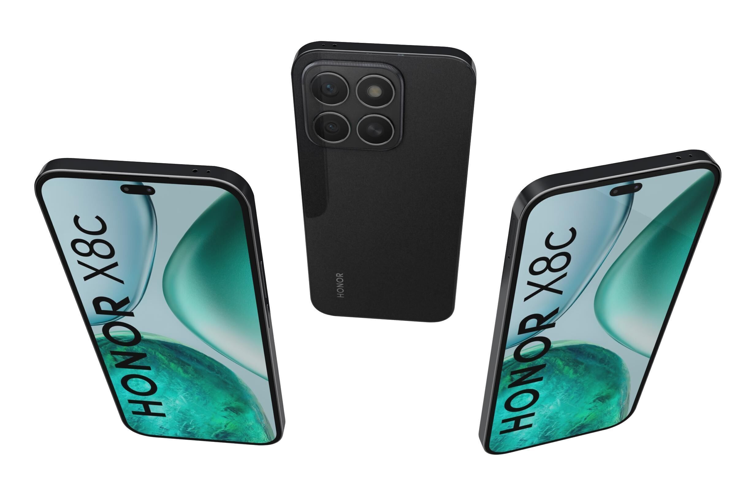 Honor X8c All Colors 3D model_4