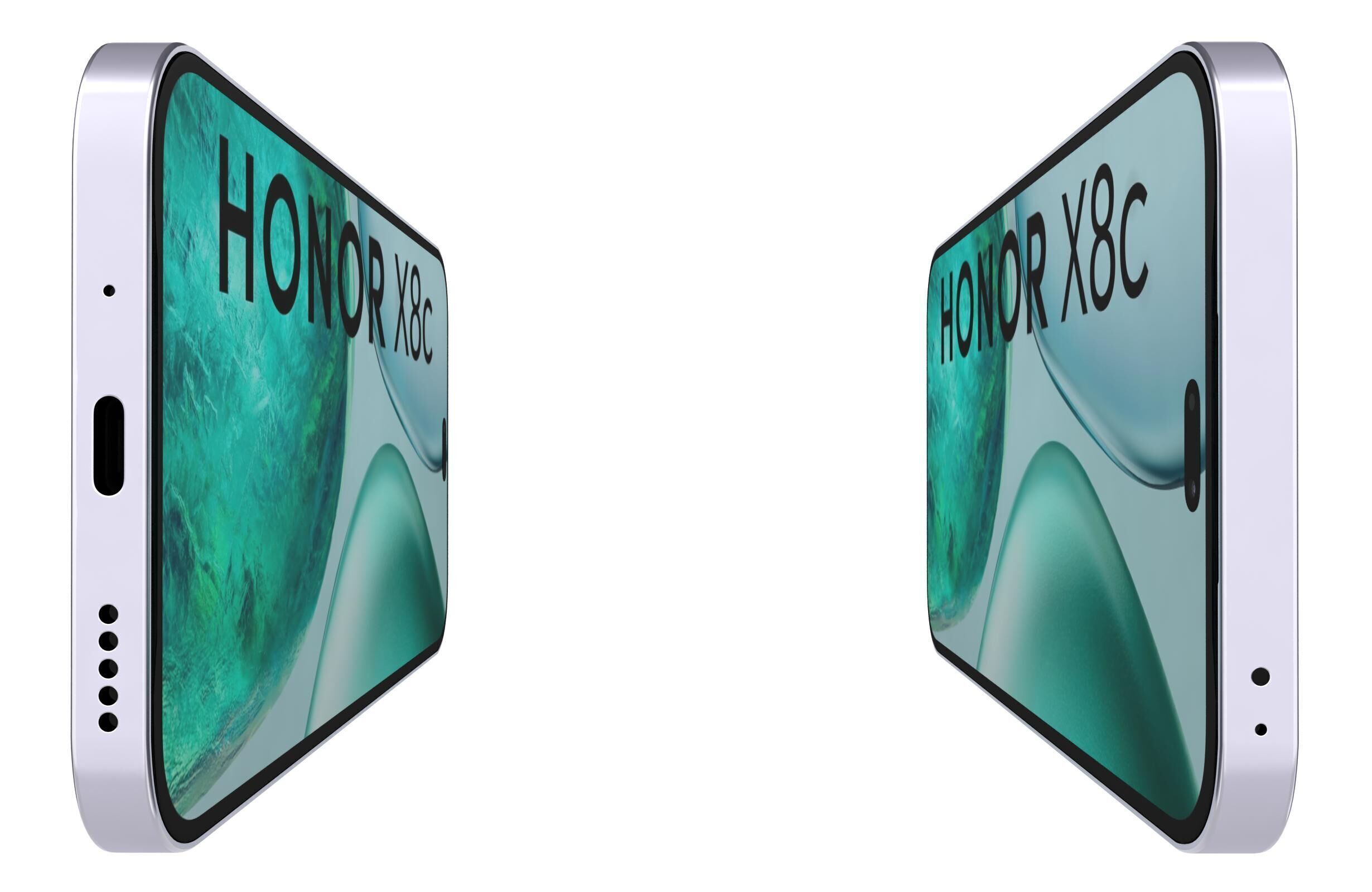 Honor X8c All Colors 3D model_33