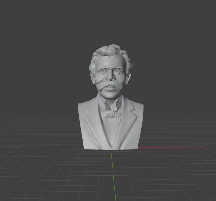 Friedrich Nietzsche 3D print model_11