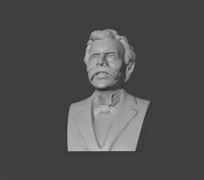 Friedrich Nietzsche 3D print model_1