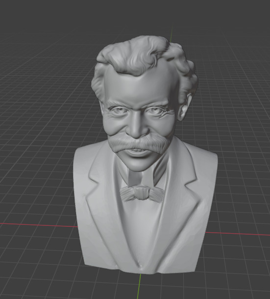 Friedrich Nietzsche 3D print model_7