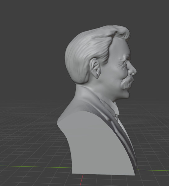 Friedrich Nietzsche 3D print model_20