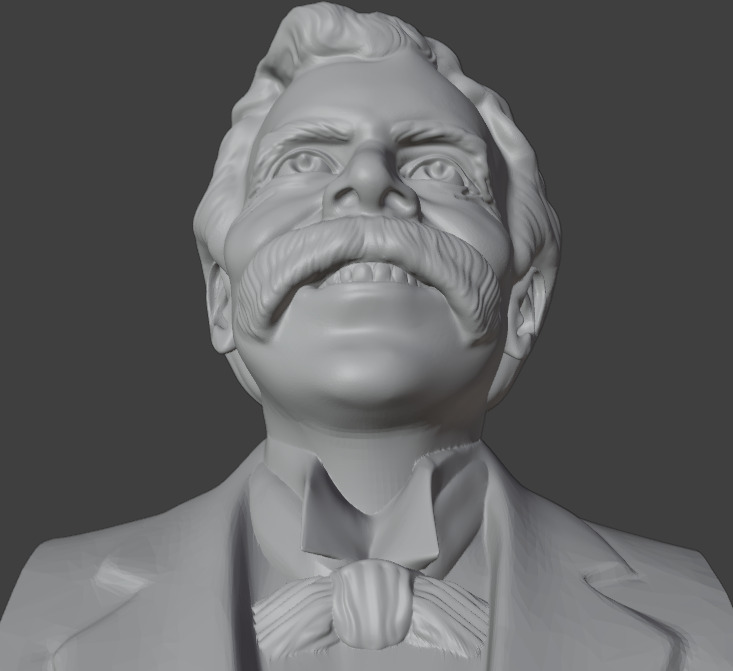 Friedrich Nietzsche 3D print model_8