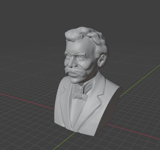 Friedrich Nietzsche 3D print model_5