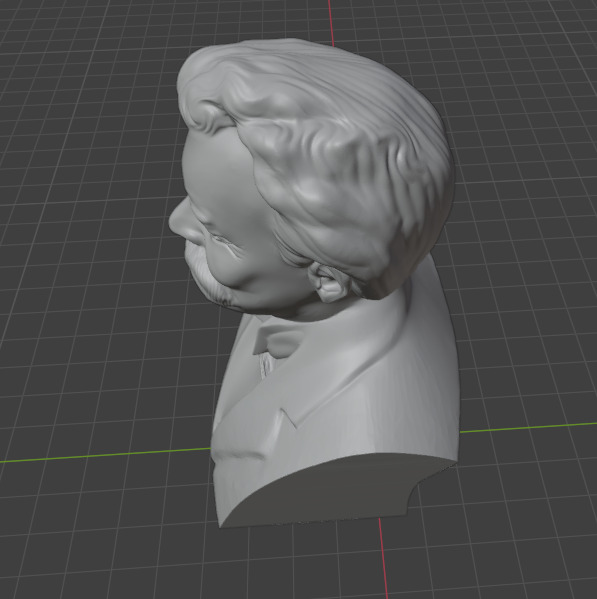 Friedrich Nietzsche 3D print model_3