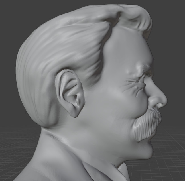 Friedrich Nietzsche 3D print model_9