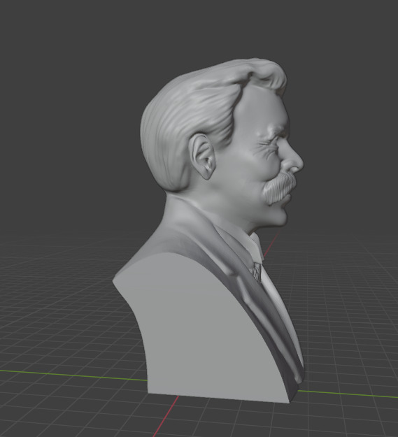 Friedrich Nietzsche 3D print model_18