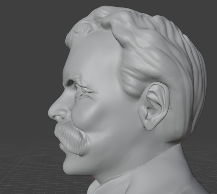 Friedrich Nietzsche 3D print model_10