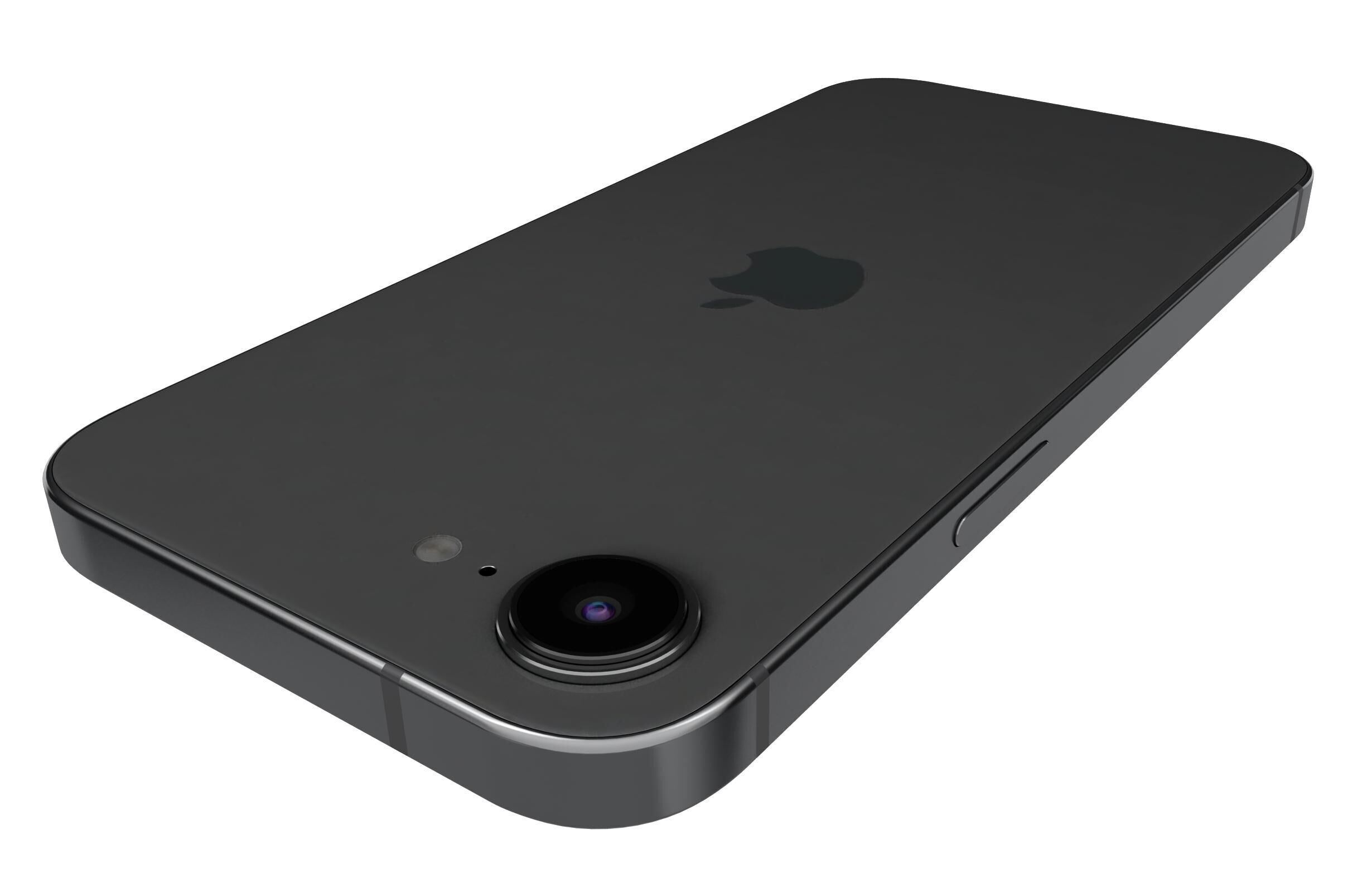 Apple iPhone 16e Black 3D model_8