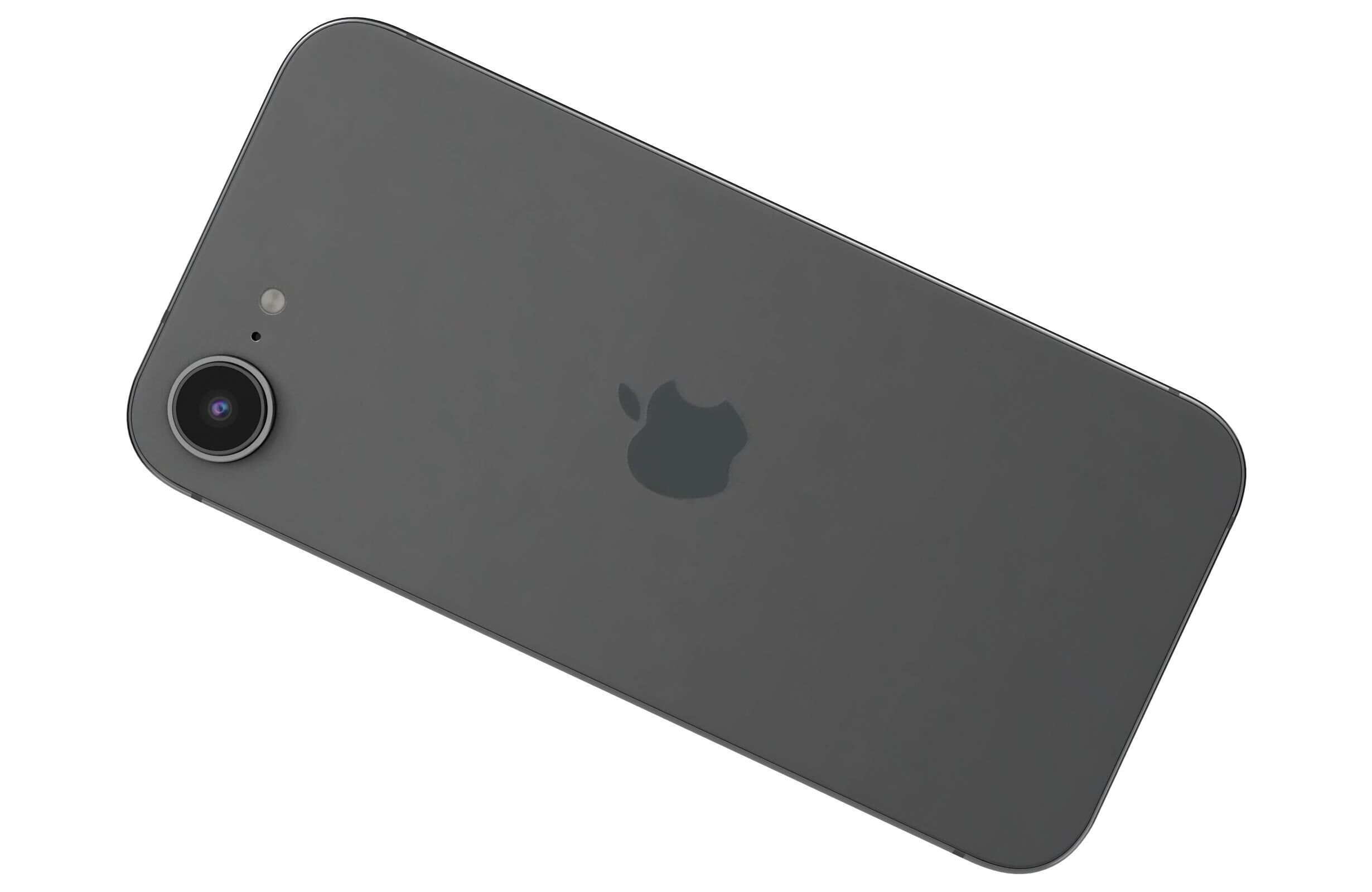 Apple iPhone 16e Black 3D model_4