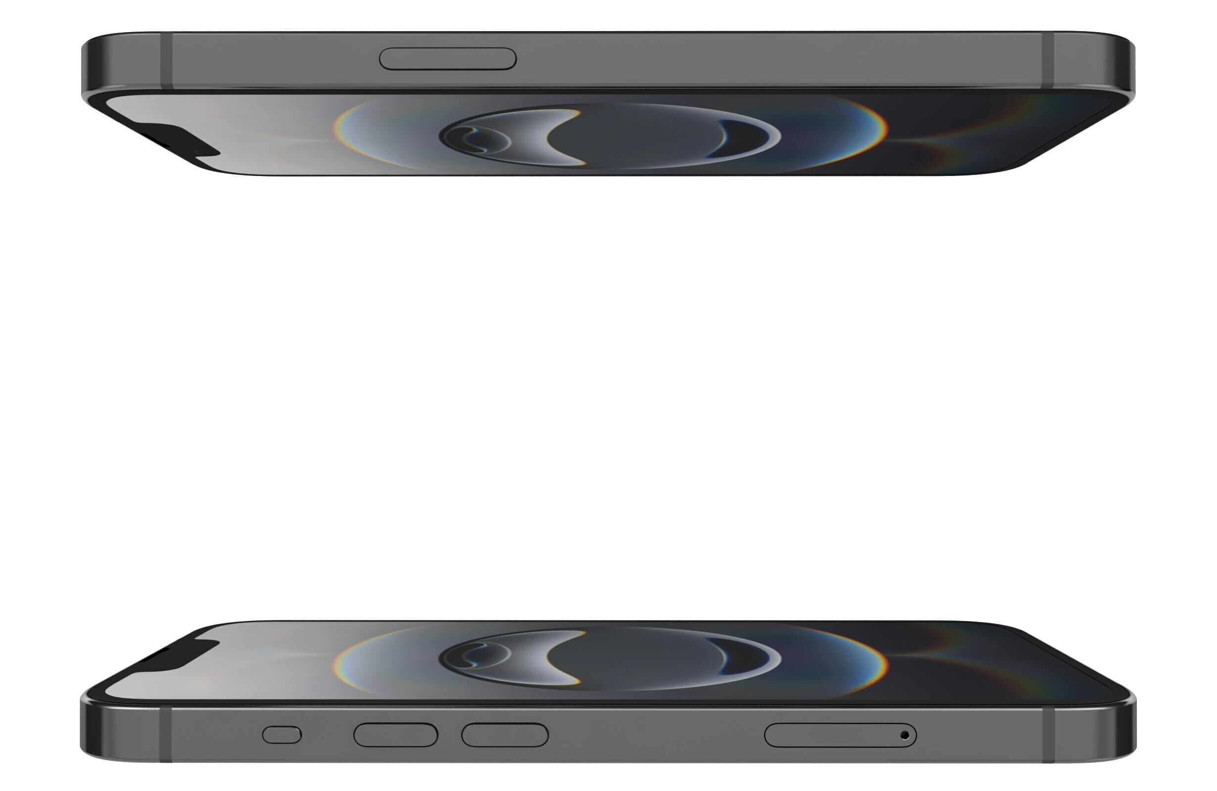 Apple iPhone 16e Black 3D model_2