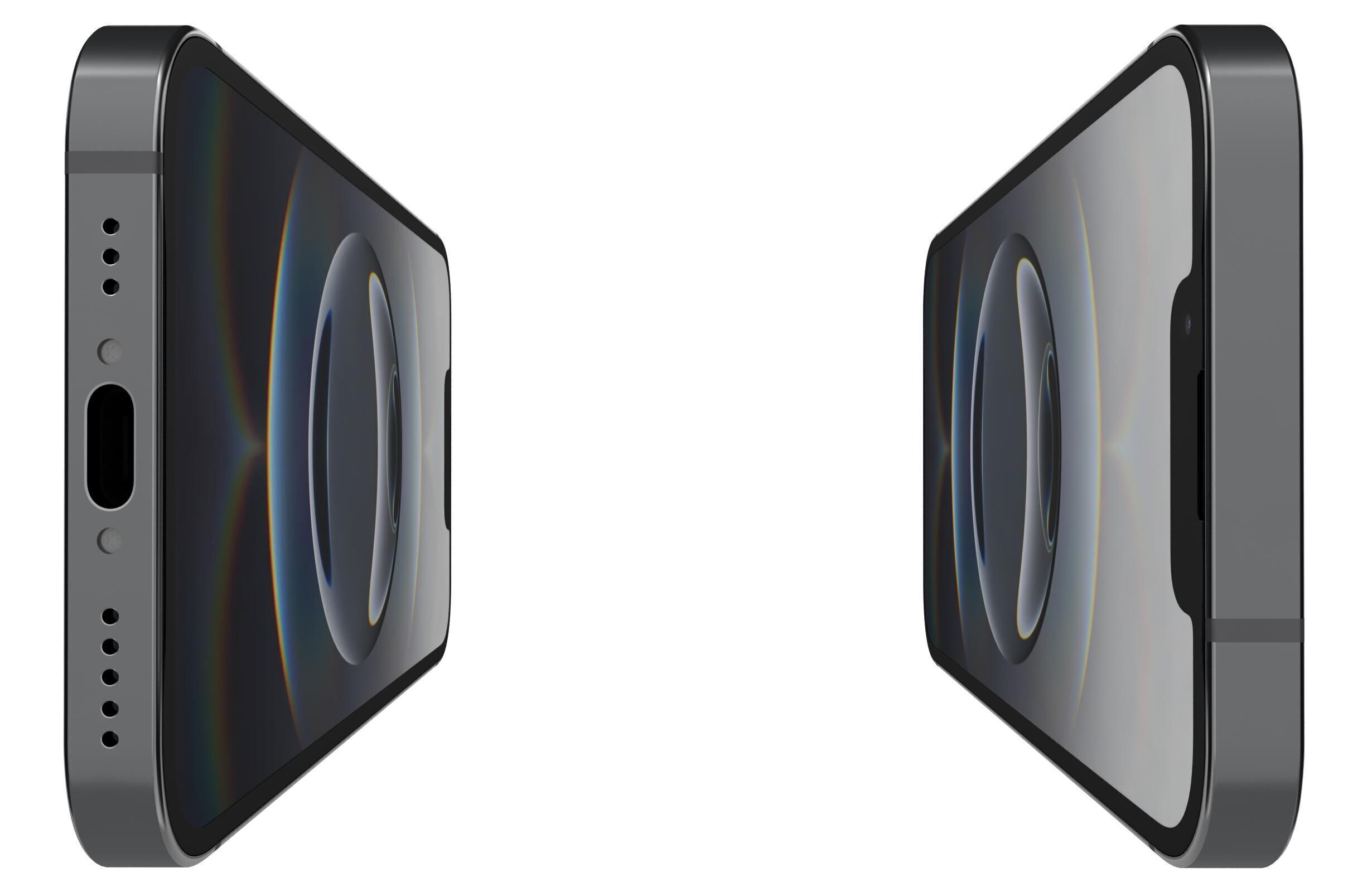 Apple iPhone 16e Black 3D model_25