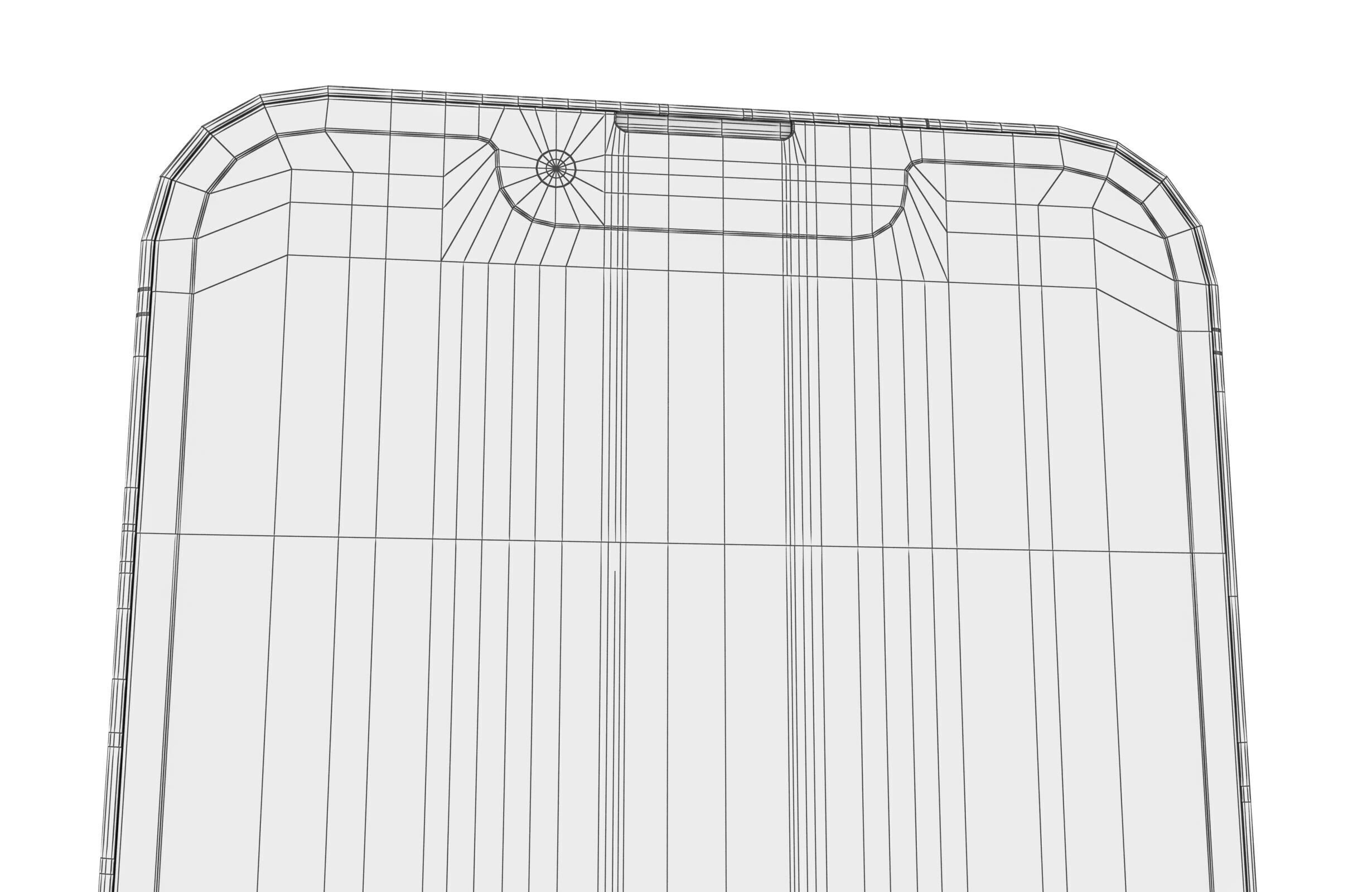 Apple iPhone 16e Black 3D model_12