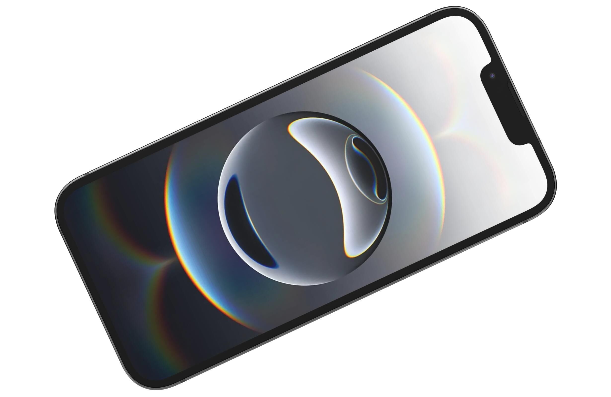 Apple iPhone 16e Black 3D model_3