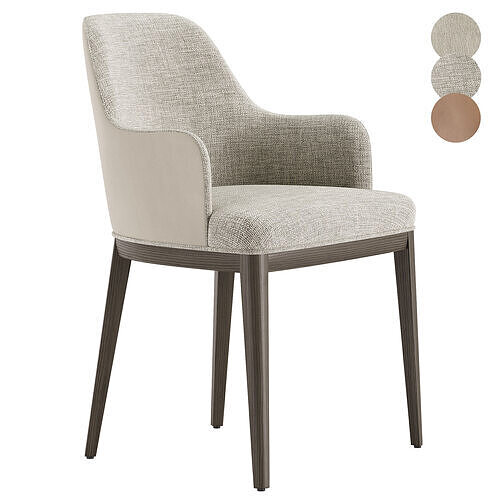 Anna Dining Chair 3D model