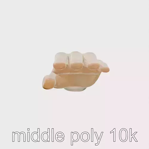 Solidarity Hand Sculpture Model Pack