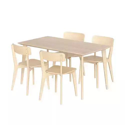 IKEA LISABO Table And Chairs